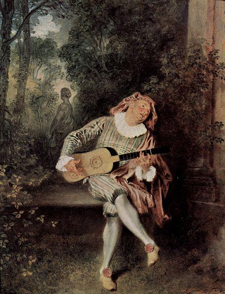 Jean-Antoine Watteau Mezzetin oil painting image